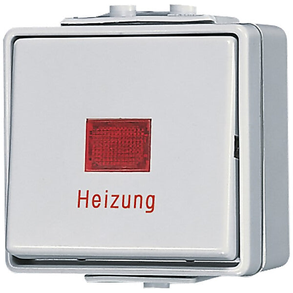JUNG Heizung Notschalter Univ.Aus-Wechsel 606 HW